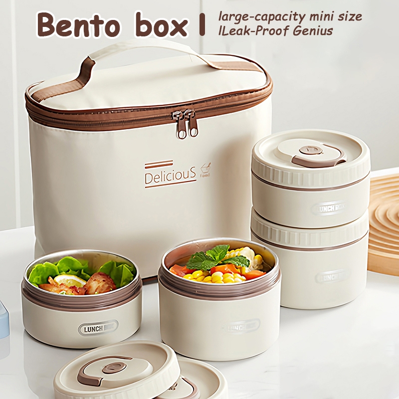Redbuzz Bekas Makanan Tahan Panas Insulation Lunch Box Portable Rice ...