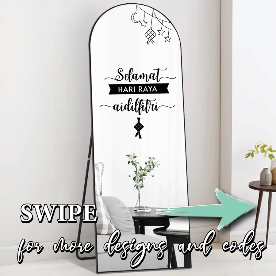 WELCOME BOARD STICKER DIY HARI RAYA AQIQAH (HARGA SELEPAS CONFIRM DRAFT ...