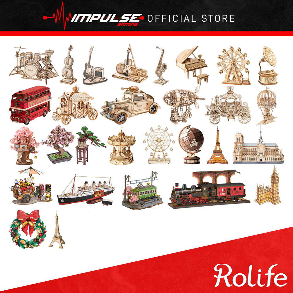 Robotime Rolife 3D Puzzle Creation Set / DIY Wooden Toys 3D Puzzle ...