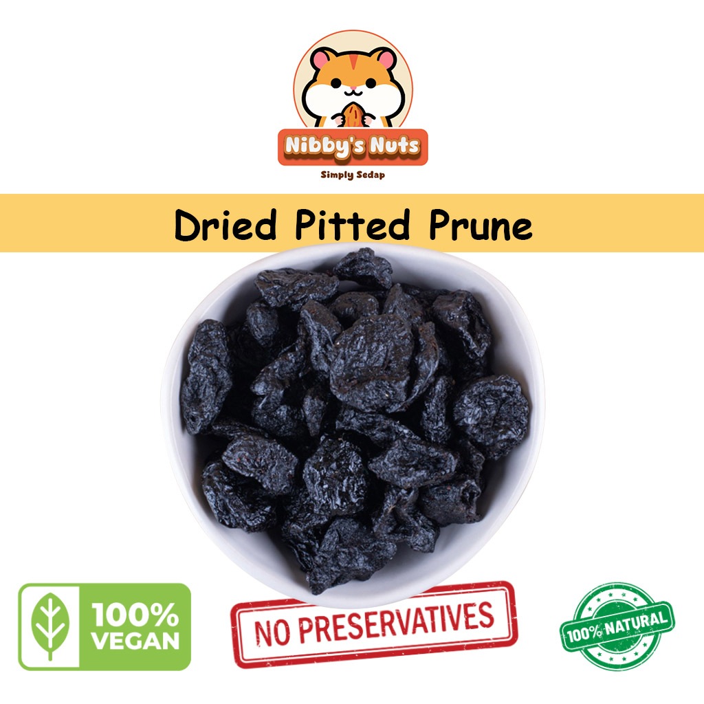 Nibby's Nuts | DIGESTIVE Pitted Prunes | Prun Kering | 去核枣 | Natural ...