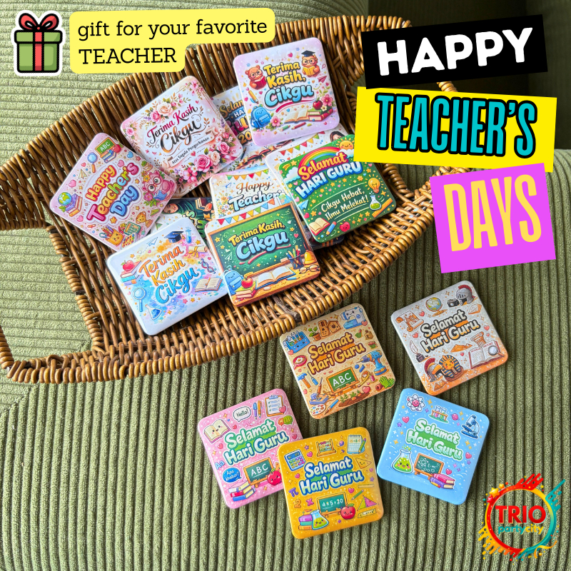 Magnet Teachers Day Hari Guru Theme Button Badge Magnet Gift Selamat ...