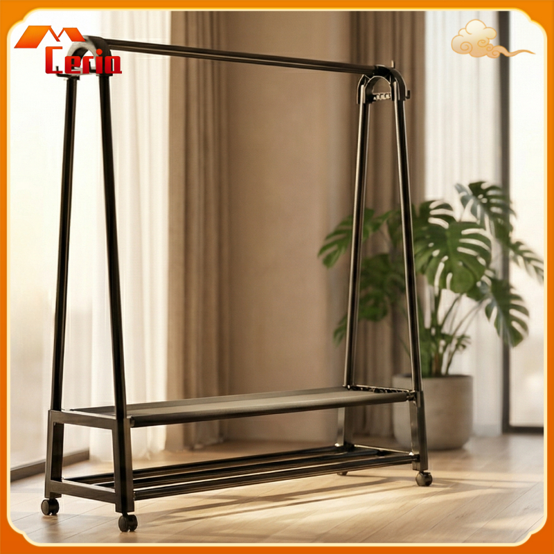 【ceria.y】Single/Double Layer Clothes Drying Rack Clothes Hanger Rack ...