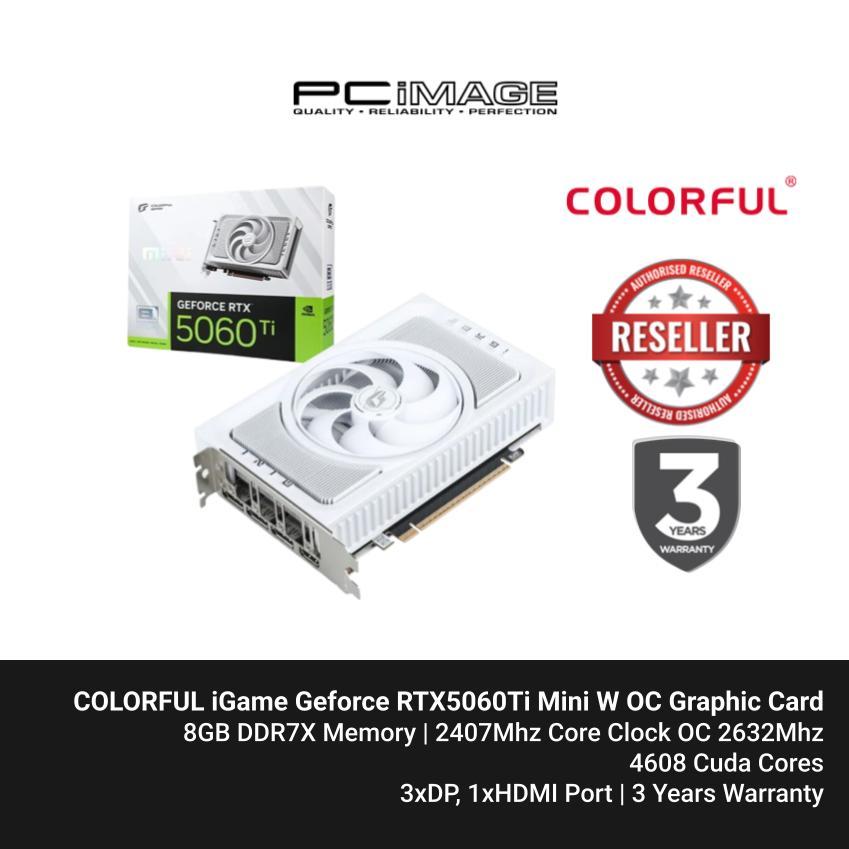 Colorful iGame GeForce RTX 5060 Ti Mini W OC 8GB-V Graphics Card ...