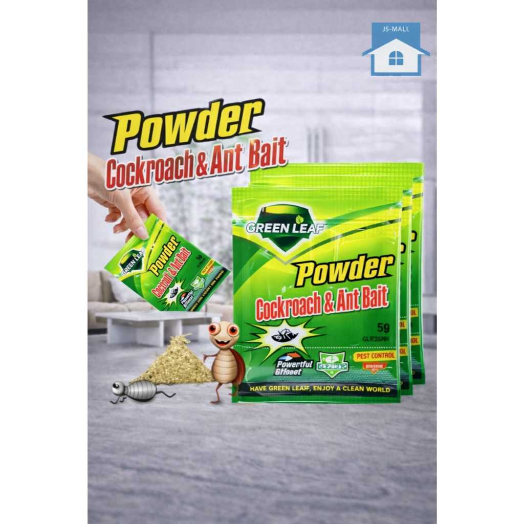 Cockroach & Ant Powder Bait Pest Control Semut Lipas Non Toxic | Shopee ...