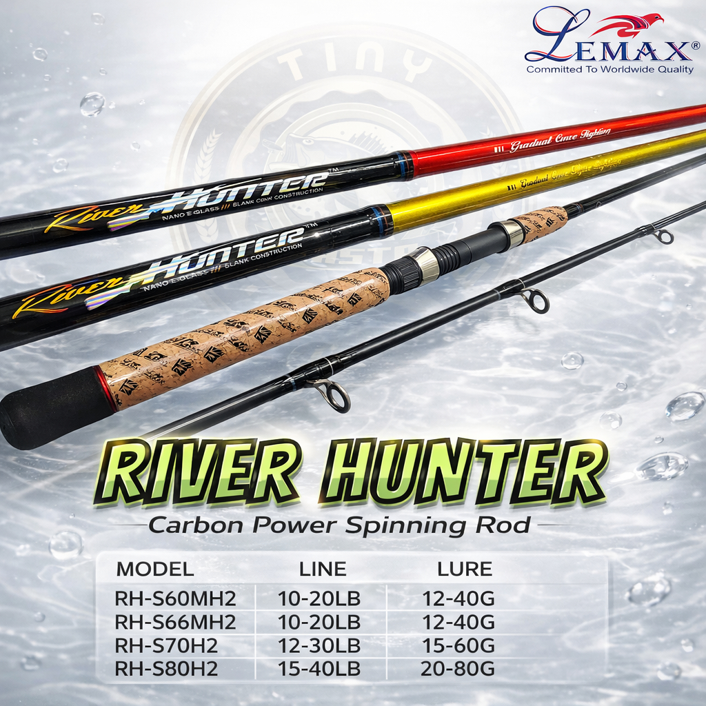 LEMAX RIVER HUNTER ROD BOTTOM GAME KELI | Shopee Malaysia