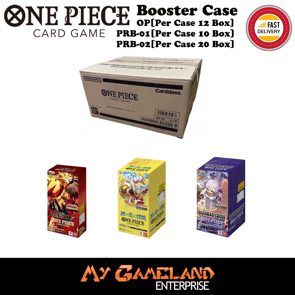 One Piece TCG Booster Box Case OP-15 / EB-04 / EB-03 / OP-13 / PRB-02 (12  Box)(BRAND NEW) | Shopee Malaysia