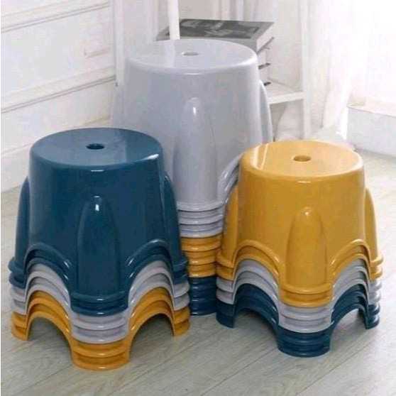 DURABLE HOUSEHOLD ROUND PLASTIC STOOL SUPREME HUNK MODEL WITH HIGH ...