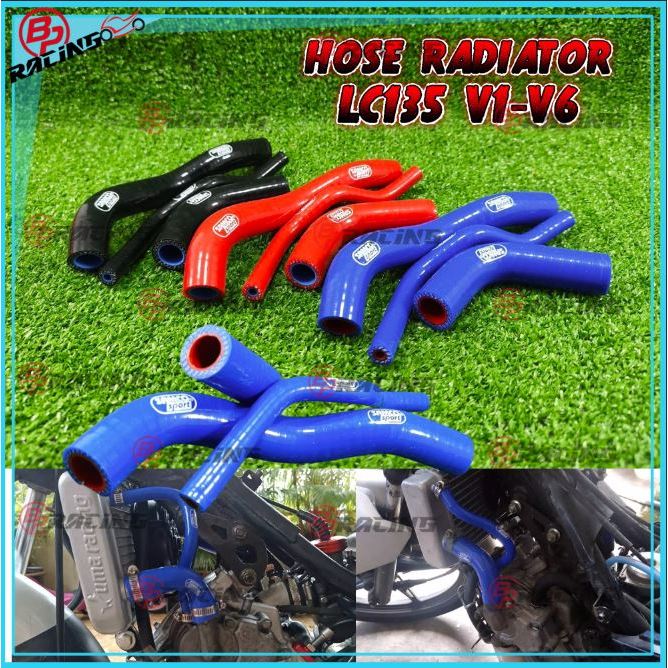 NEW Yamaha 135LC V1 - V6 Hose Radiator Coolant Samco Sport LC135 1 SET ...
