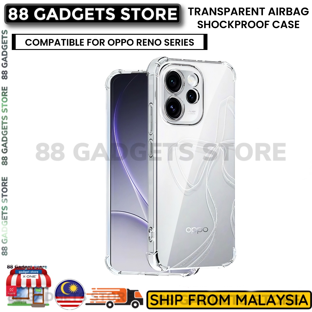 Transparent Case for OPPO Reno 15Pro 5G / 15 / 15F / 14F / Pro / 13F ...