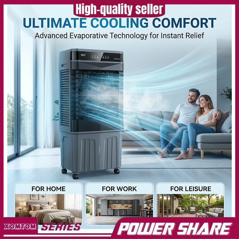 35/45/65L/85L Large Capacity Air Cooler Energy Save Power Remote ...