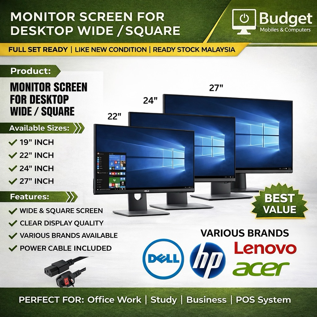 ACER HP DELL MIX TFT / LCD / LED 19~ 24
