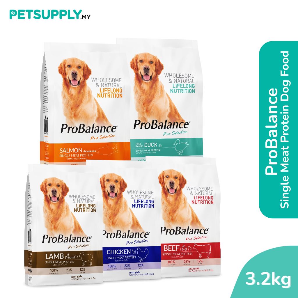 ProBalance 2.7-3.2kg Single Meat Protein Adult Dry Dog Food (Salmon ...