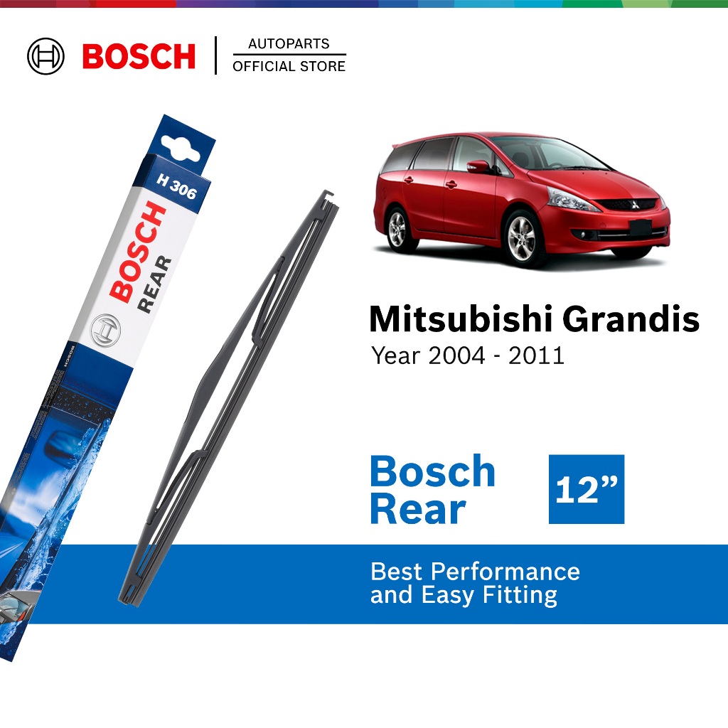 BOSCH H306 Rear Wiper for Mitsubishi Grandis Year 2004 - 2011 | Shopee ...