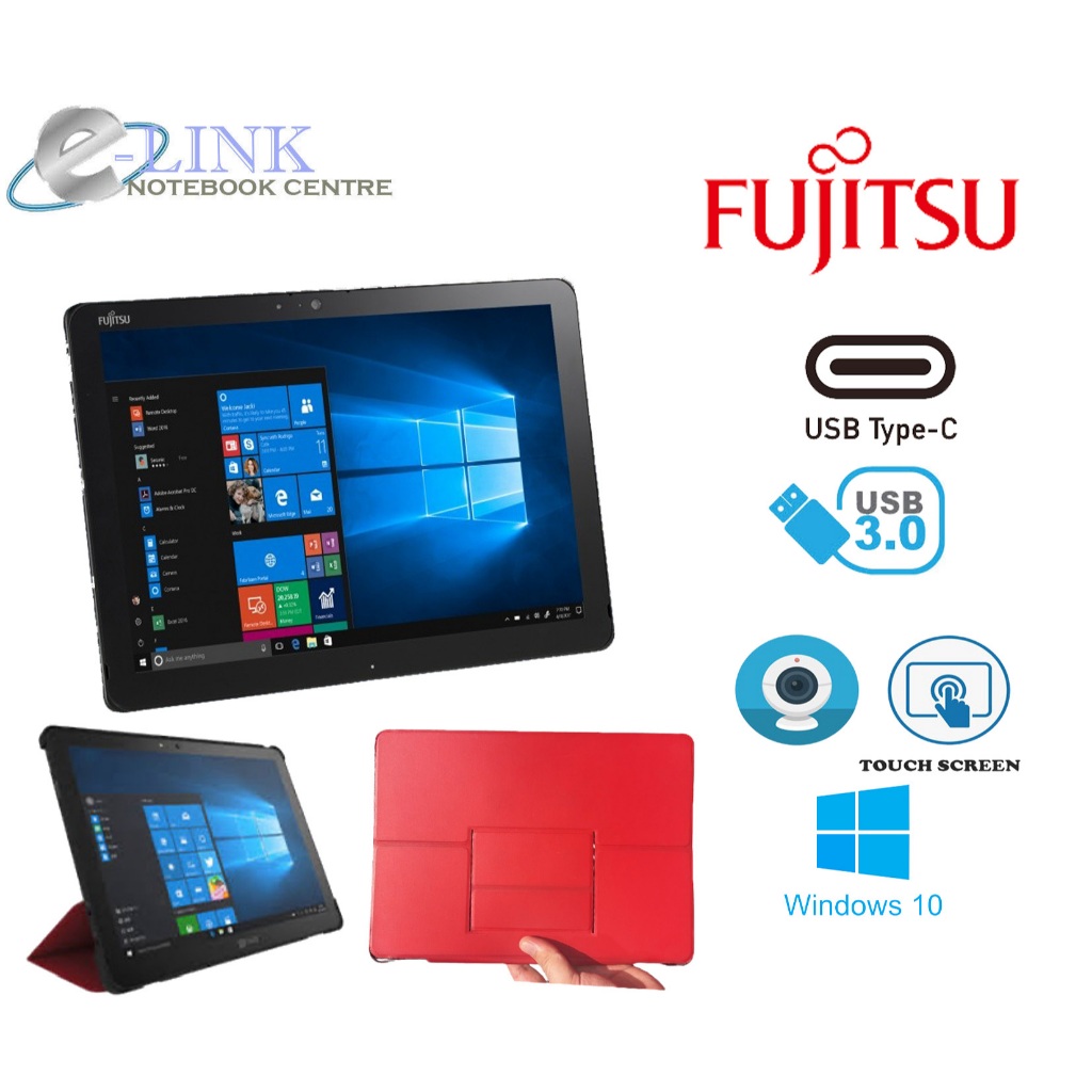 Tab Windows 10 Refurbished NO BATTERY ) Fujitsu Tab V727 / Intel