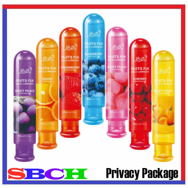 Adult Sexual Body Smooth 80ml Fruity Lubricant Gel Edible Flavor