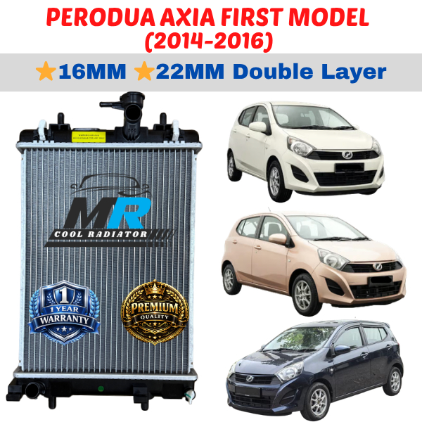 PERODUA AXIA 1st Model(2014-2016) 16MM 26MM Double Layer TOP QUALITY ...