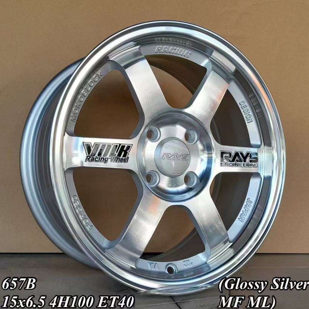 TE37 RAYS WHEEL FLOWFORMING WHEEL LIGHT WEIGHT 15X6.5 | Shopee Malaysia