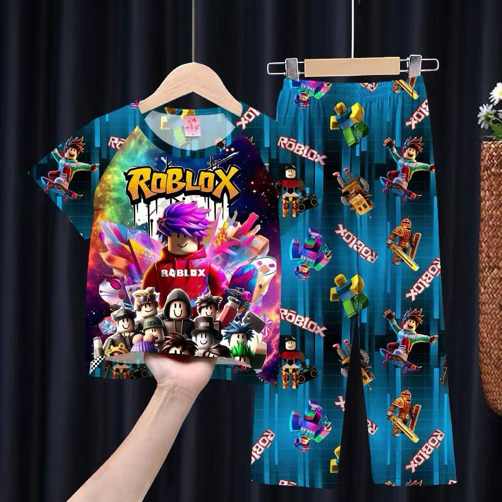 Baju Roblox baju tidur budak lelaki baju boy pyjamas roblox clothe and ...