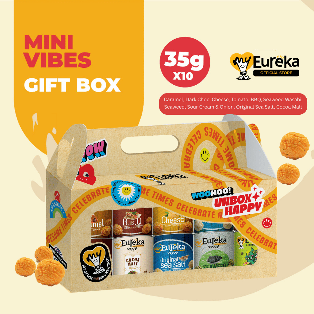 Eureka Popcorn Mini Vibes Gift Box Set (35g x10) | Shopee Malaysia