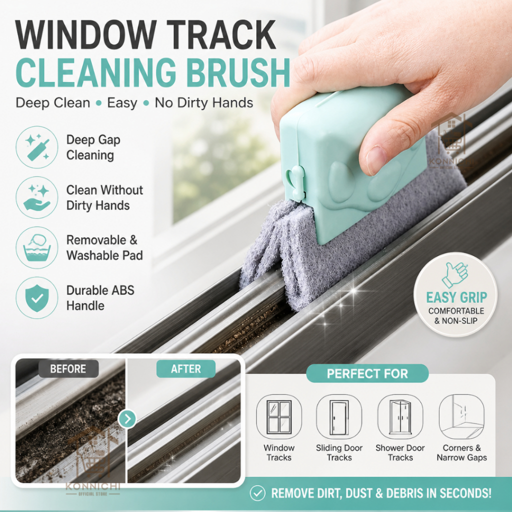Window Groove Cleaning Brush Cleaning Dust Removal Windows Track ...
