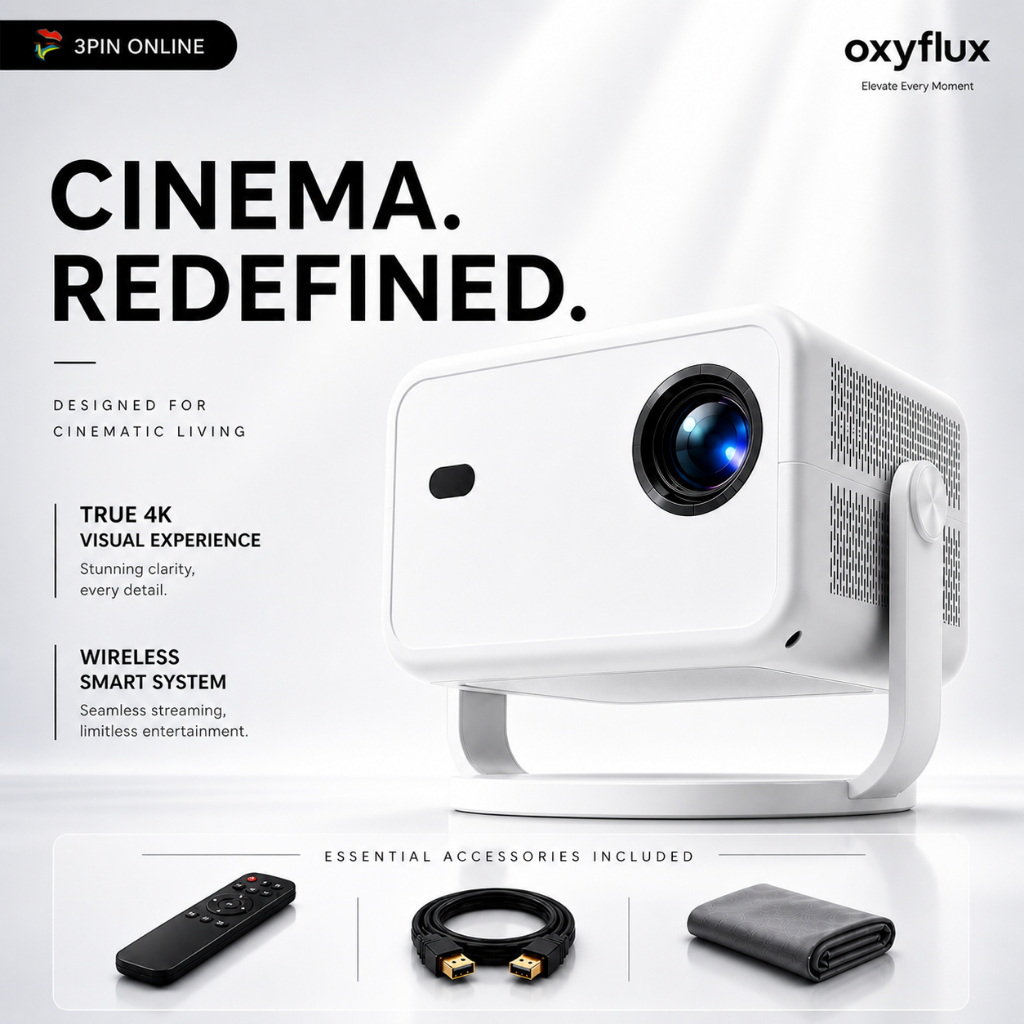 OXYFLUX Ls08 Pro Mini Projector Pro 4K Projektor Portable For Android ...