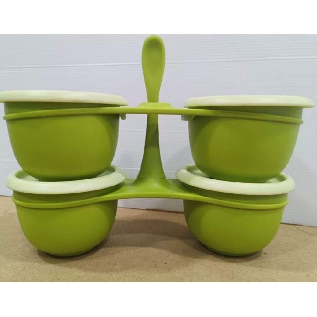 Tupperware Blossom Condimate with One Touch Seal (1) 250ml Each Bowl ...