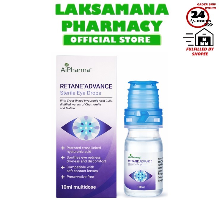 Aipharma Retane Advance Sterile Eye Drops (10ml) | Shopee Malaysia