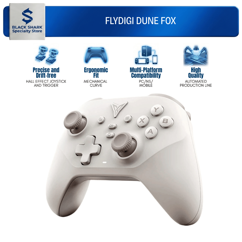 FLYDIGI DuneFox Joystick PC Game Hall Effect Controller for PC 飞智游戏手柄 ...