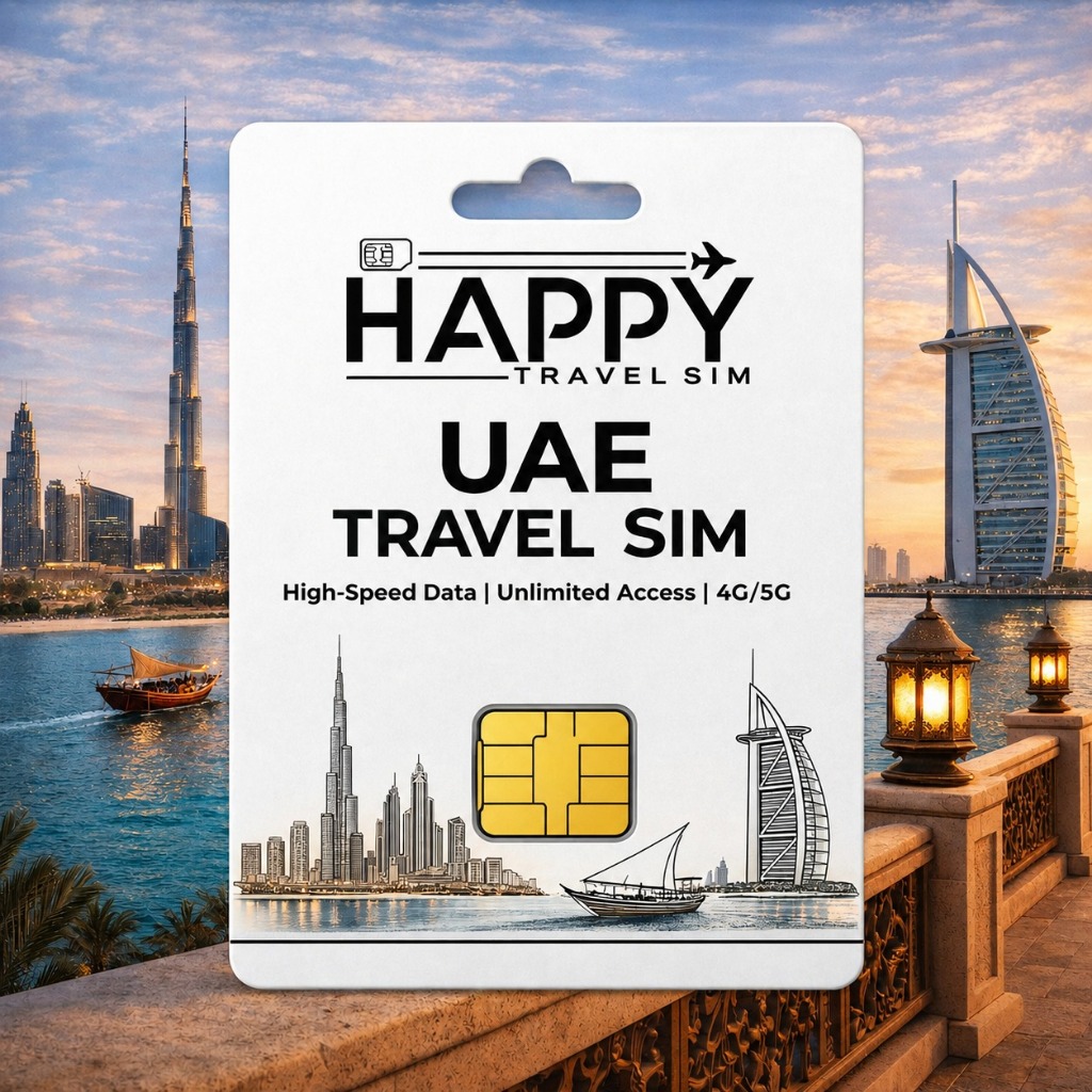 Dubai, Abu Dhabi, United Arab Emirates, UAE Travel Sim Card | Shopee ...