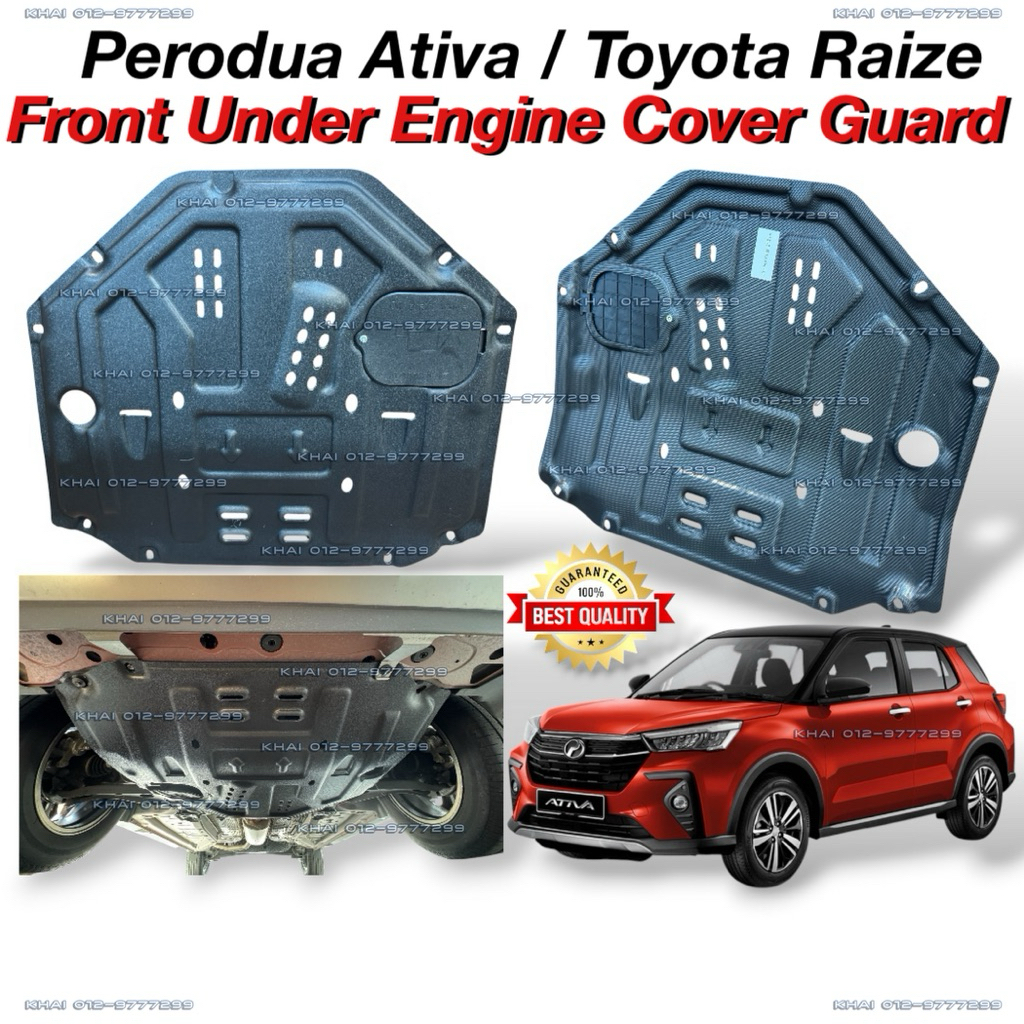 Perodua Ativa / Toyota Raize Front Under Engine Cover Guard Protection ...