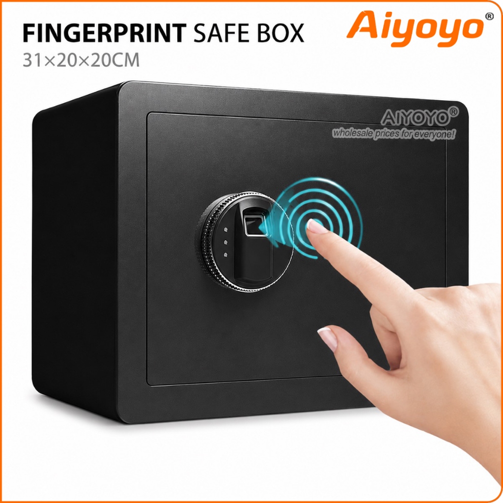 Fingerprint Safety Box Digital Electronic Safe Box Mini Safe Box Anti ...