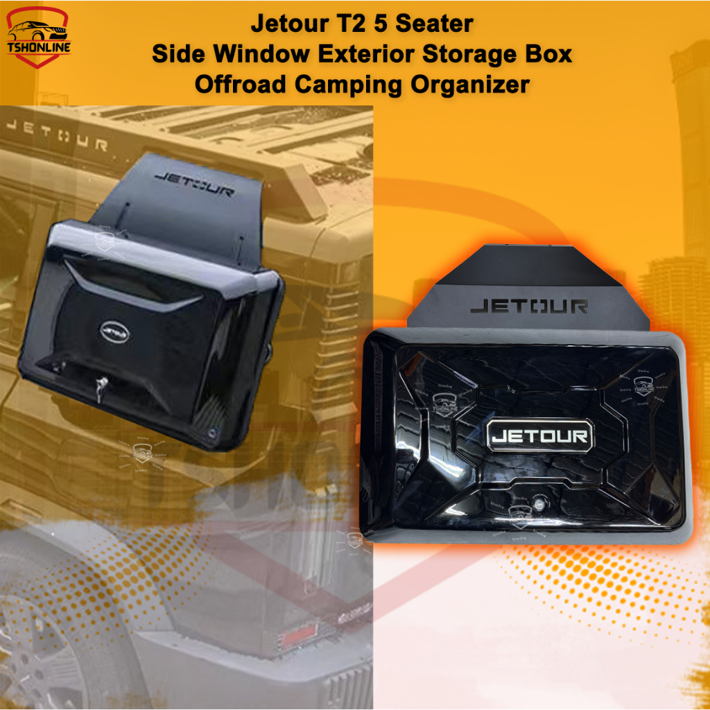 Jetour T2 5 Seater Side Window Exterior Storage Box Offroad Camping ...
