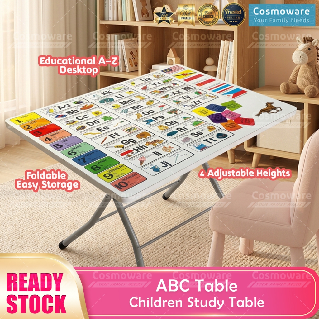 ABC Table (Children Study Table) / Meja ABC (Meja Belajar Kanak-Kanak ...