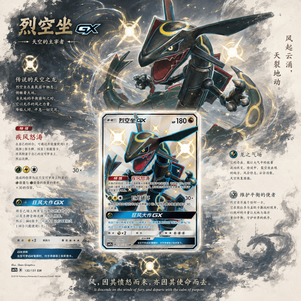 Rayquaza GX SSR 192/151 [CSM1bC]