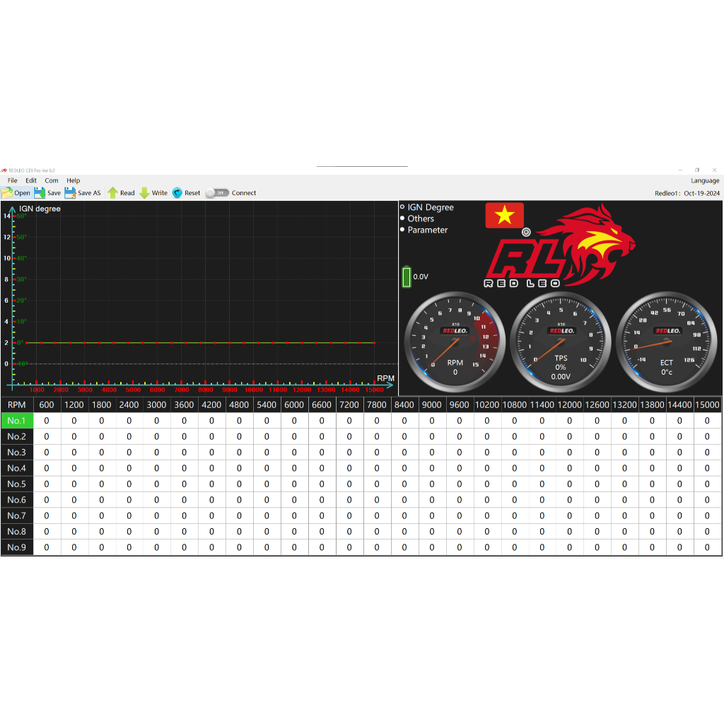 SOFTWARE RED LEO ECU CDI MAPPING SOFTWARE REDLEO DIGITAL DOWNLOAD ...