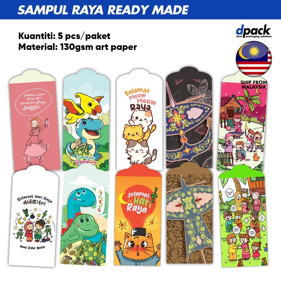 Sampul Duit Raya Comel 2025 | Shopee Malaysia
