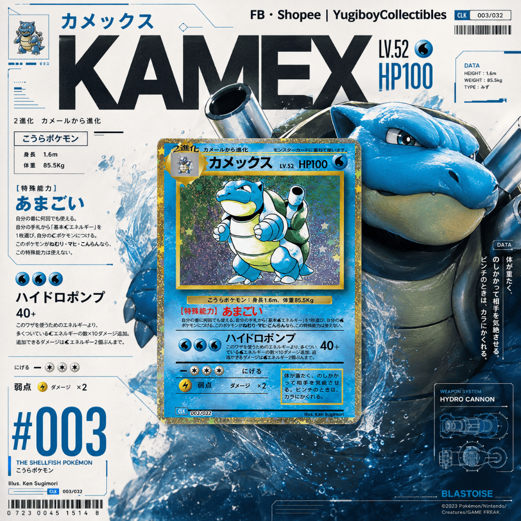 Blastoise CLK HR 003/032