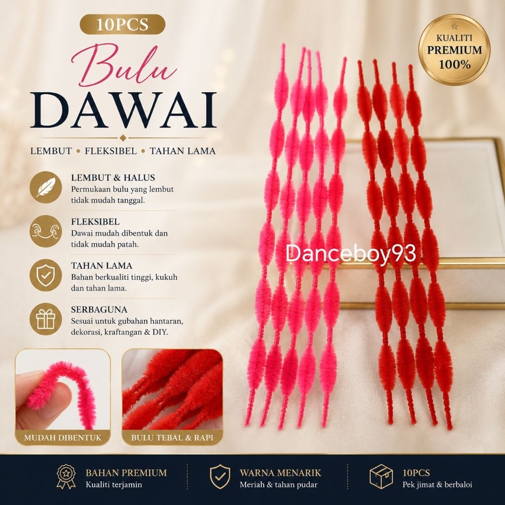 (10pcs)Dawai bunga baldu/dawai berbulu(358) | Shopee Malaysia