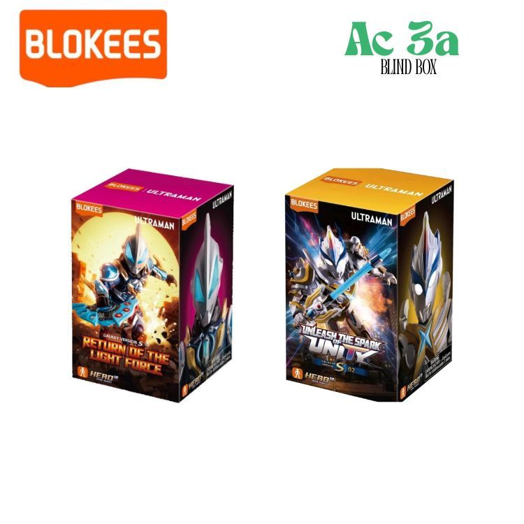 Blokees Ultraman Galaxy Version S01-S02 Blind Box 布鲁可奥特曼群星