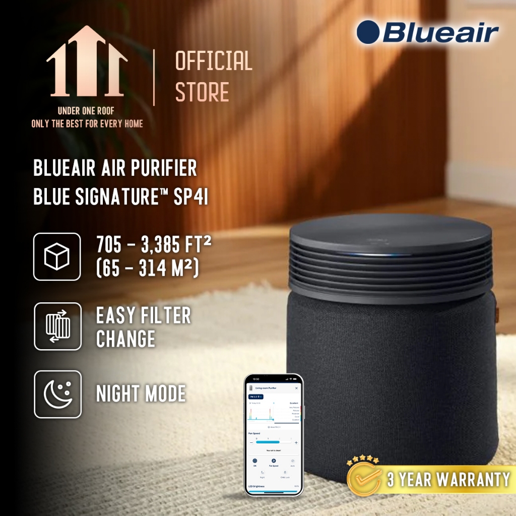 [Pre-Order] Blueair Blue Signature™ SP4i Air Purifier | HEPA Silent ...