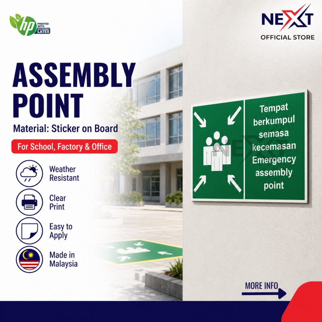 Emergency Assembly Point Signage | Tempat Berkumpul Semasa Kecemasan ...