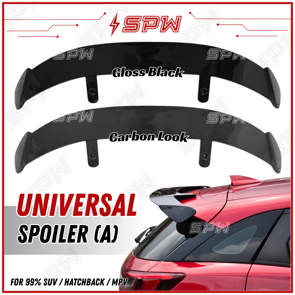 Universal Spoiler (A) Hatchback SUV MPV Rear Trunk Spoiler GT Wing ...