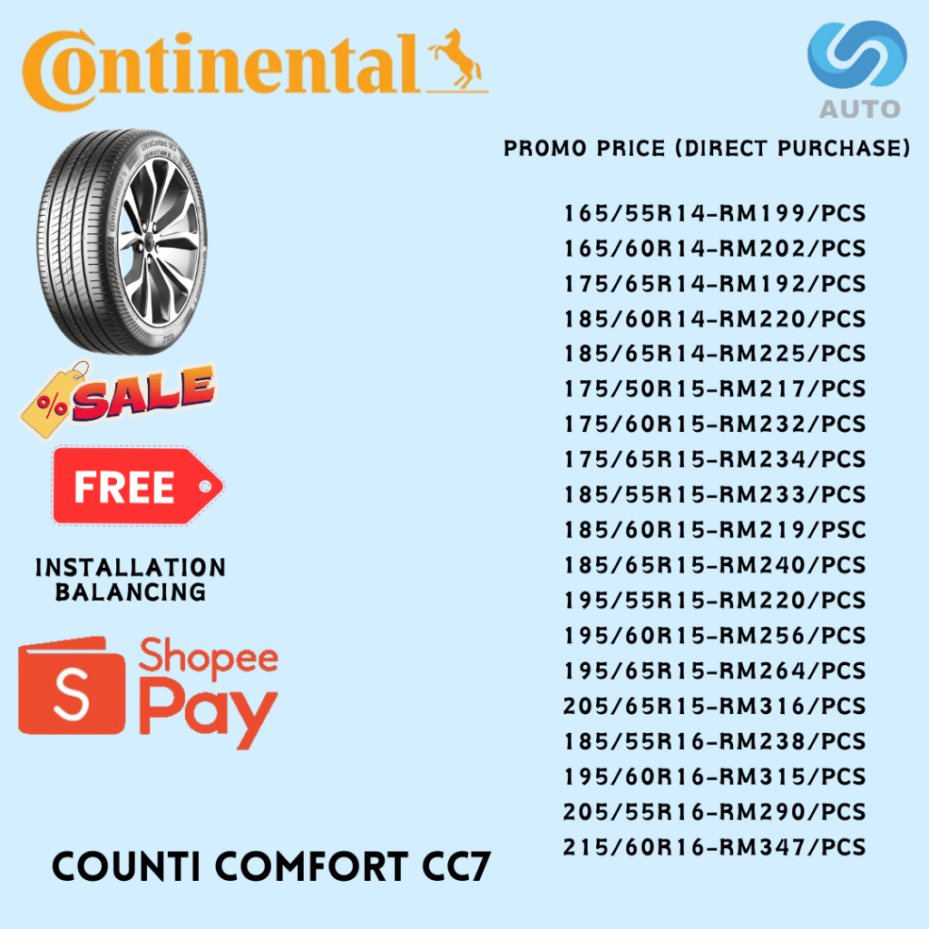Buy continental cc7 Online With Best Price, Jul 2026 | Shopee Malaysia