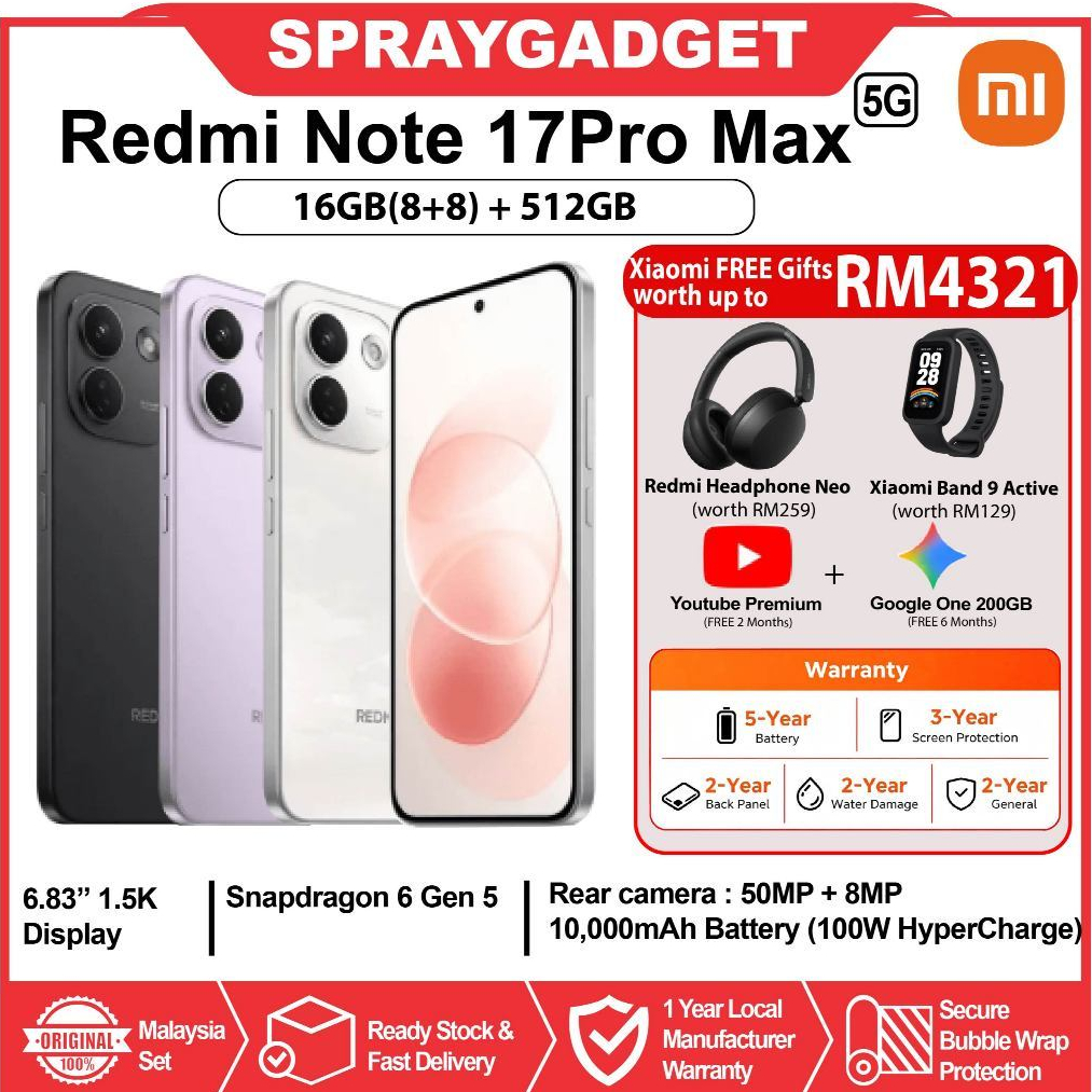 [NEW] Redmi Note 17 Pro Max 5G / Redmi Note 17 Pro 5G - Original Xiaomi ...