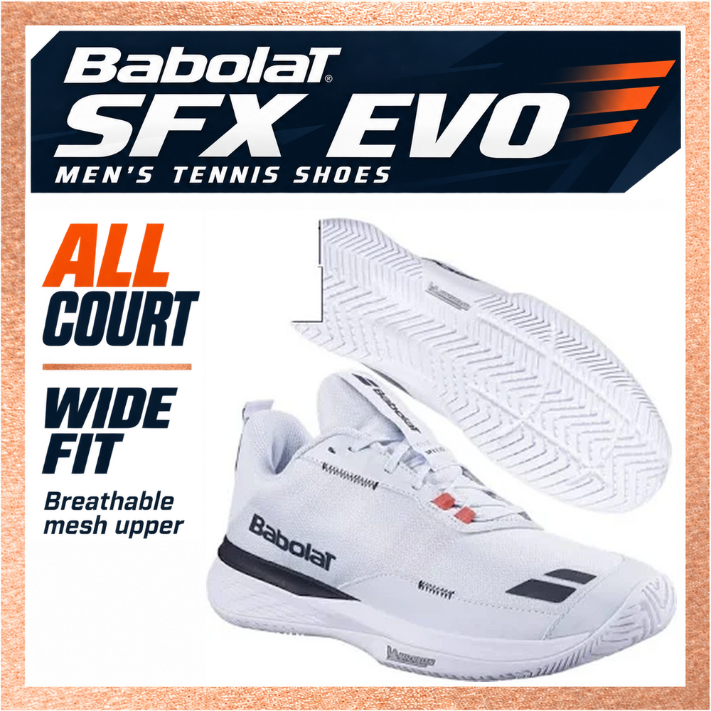 Babolat Tennis Shoes Men SFX EVO All Court 30S26555A-3039 Wide Fit ...