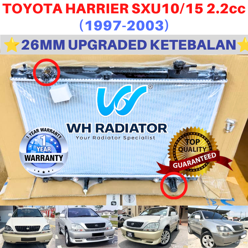 TOYOTA HARRIER 2.2cc SXU10/15 (1997-2003) (26MM)Double Layer TOP ...