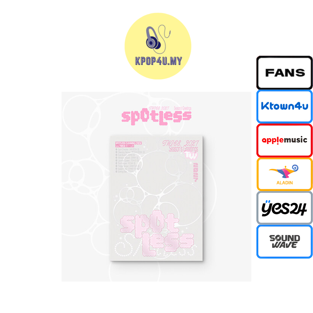 [POB] TWICE 2027 SEASON'S GREETINGS SPOTLESS | Shopee Malaysia