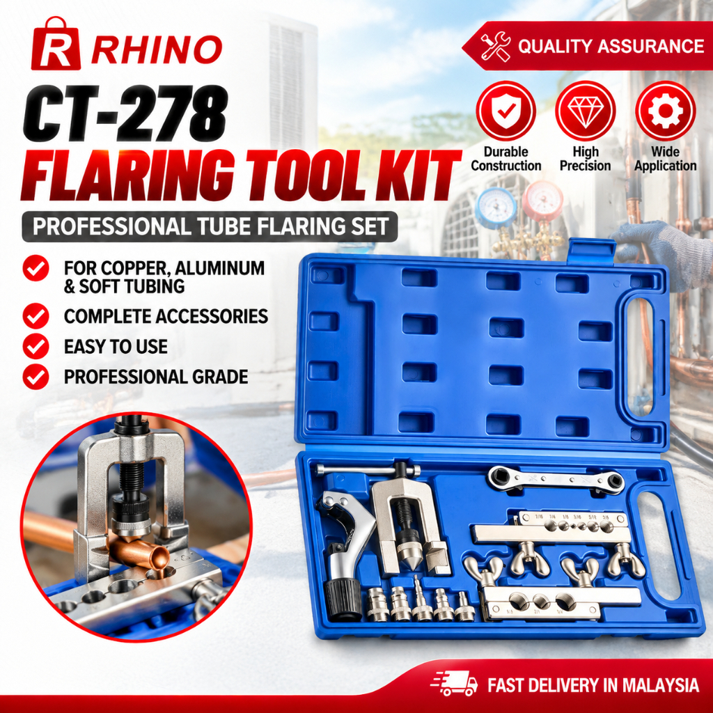 Tube Expander & Flaring Tool Set CT-275/CT-278, HVAC Copper Aluminum ...