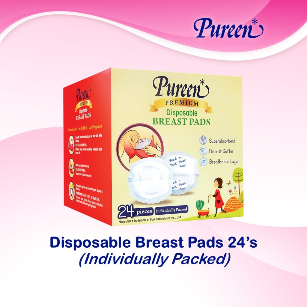 Pureen Premium Disposable Breast Pad (24's) - PAD-D24 | Shopee Malaysia