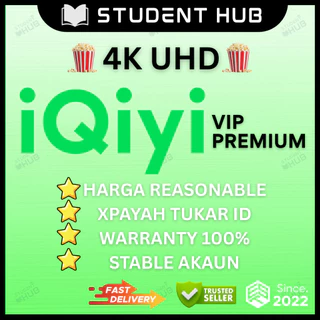 iQIYI VIP 1-Month Standard VIP, 1080P Clarity + Skip Ads for Dramas, Anime & More E-Vouche